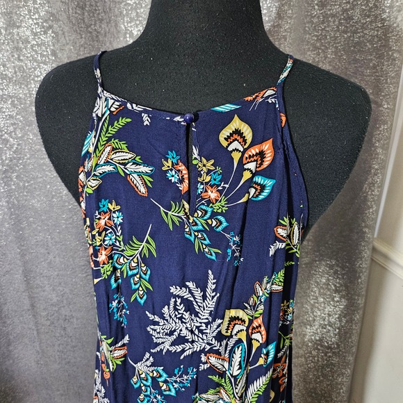 Fashion Print Halter A Line Mini Dresses sz XL - Picture 3 of 7